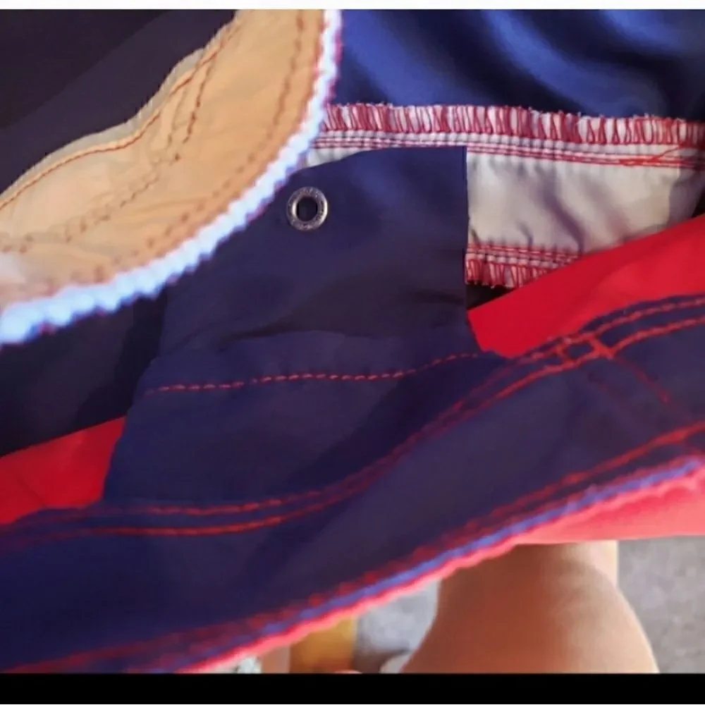 TOMMY HILFIGER Classic Swim Trunks Board Shorts Large